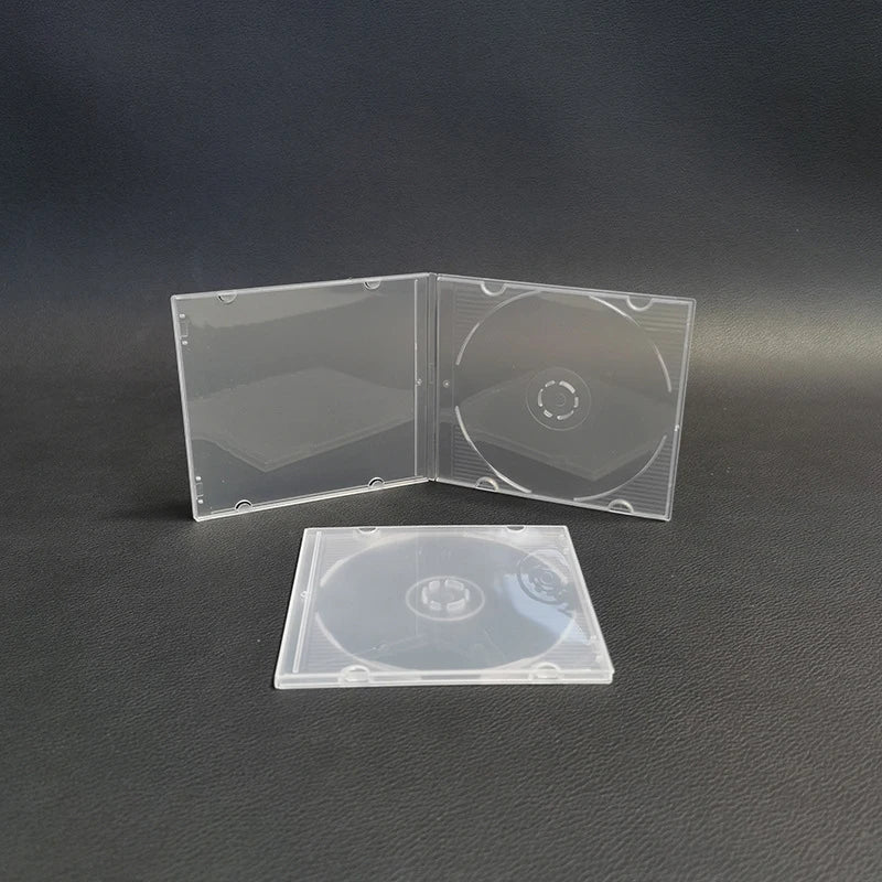 1PC 8CM ReadStar Transparent PP Ultrathin Standard DVD Case 3Inch CD Package Portable CD Storage Box