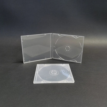 1PC 8CM ReadStar Transparent PP Ultrathin Standard DVD Case 3Inch CD Package Portable CD Storage Box