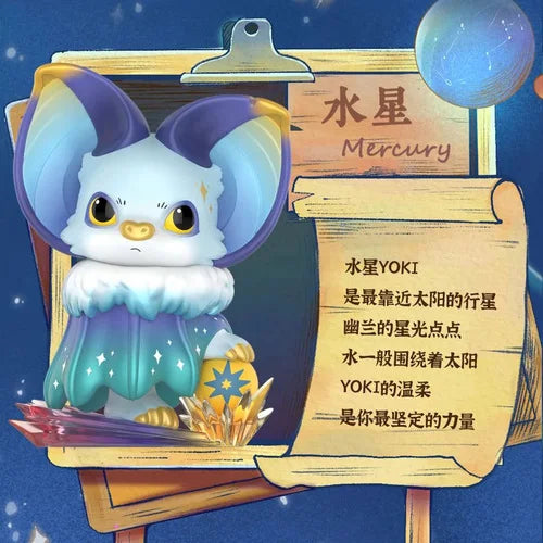 POP MART YOKI My Little Planets Series Blind Box Toys Guess Bag Mystery Box Mistery Caixa Action Figure Surpresa Cute Model