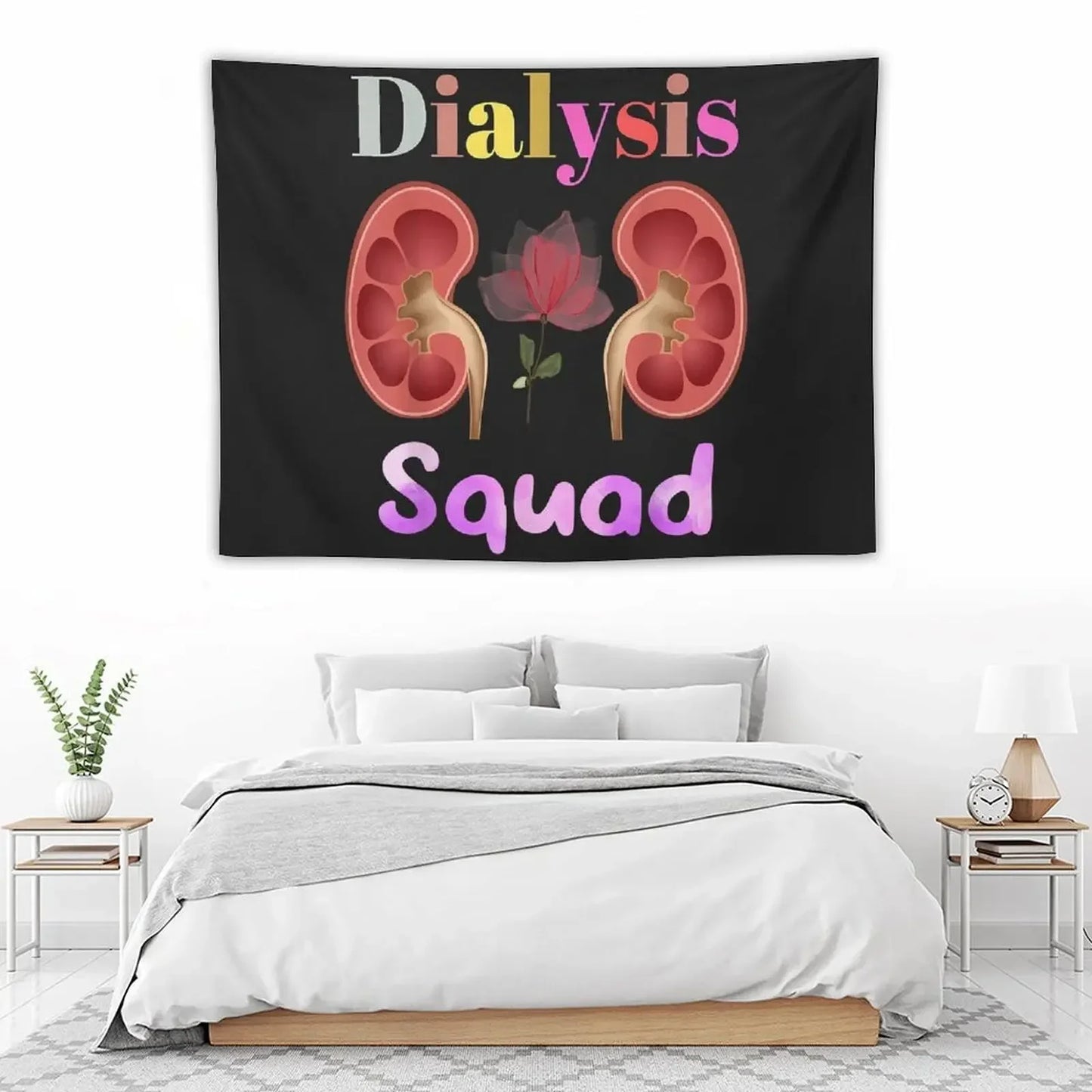 Dialysis Squad Nephrology Kidney Disease Nursing Tapestry House Decoration Wallpapers Home Decor Hanging Wall Tapestry