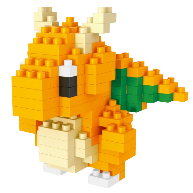 Pokemon Small Simple Building Blocks Pikachu  anime figure  Action Toys Graphics Diamond Mini Model Pocket Monster Collect Gift