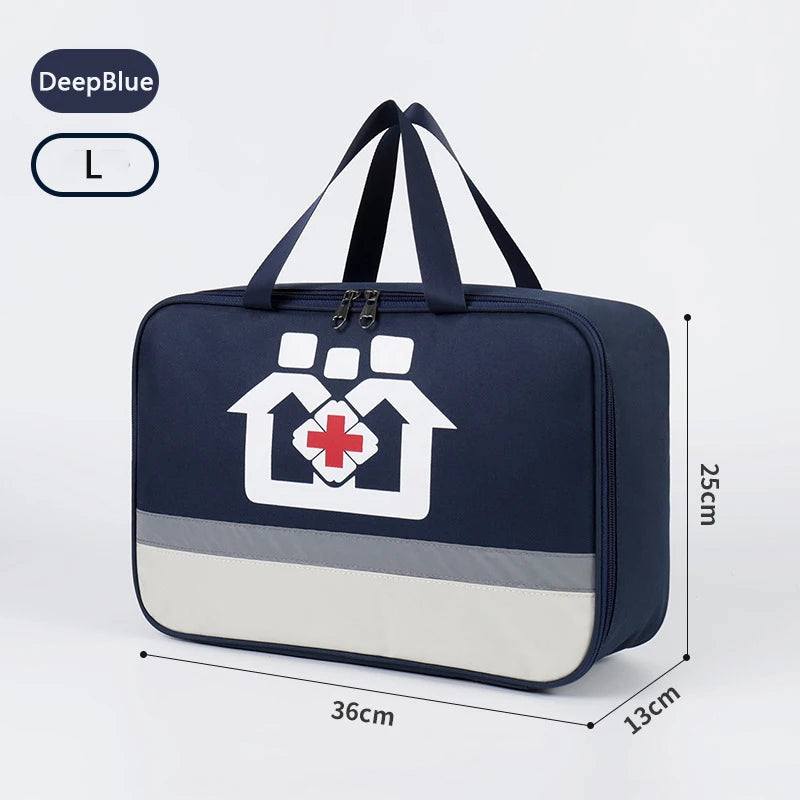 Travel Portable First Aid Kit Outdoor Camping Pill Pouch Medicine Storage Bag Family Emergency Medical Case Accessories Supplies