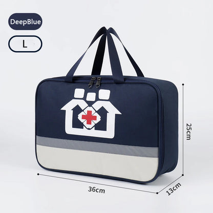 Travel Portable First Aid Kit Outdoor Camping Pill Pouch Medicine Storage Bag Family Emergency Medical Case Accessories Supplies