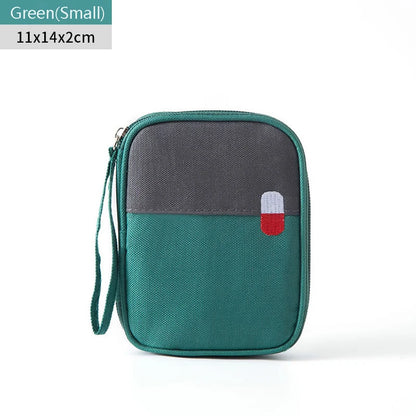 Mini Portable Medicine Storage Bag Empty Travel First Aid Kit Medicine Bags Organizer Outdoor Emergency Survival Bag Pill Case