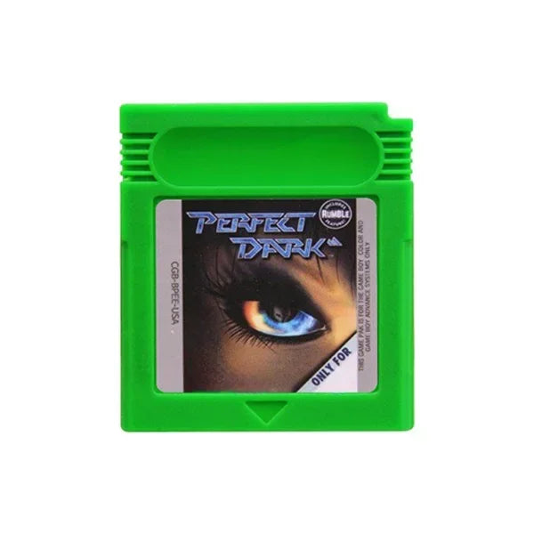 GBC Game Cartridge 16 Bit Video Game Console Card Perfect Dark 8 Colors Shells with Battery USA Version