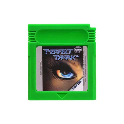 GBC Game Cartridge 16 Bit Video Game Console Card Perfect Dark 8 Colors Shells with Battery USA Version
