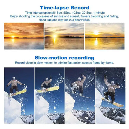 30MP 4K Ultra HD Video Camera  WiFi DV Camcorder Digital Video Camera 270 Degree Rotation Touch Screen 16X Digital Zoom Camera