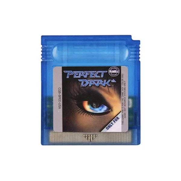 GBC Game Cartridge 16 Bit Video Game Console Card Perfect Dark 8 Colors Shells with Battery USA Version