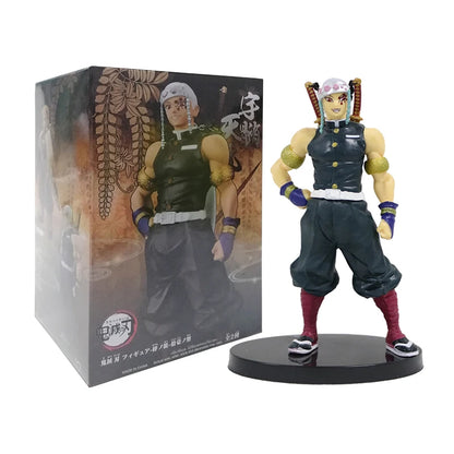Demon Slayer Action Figure Anime Same Style Doll Toy Kamado Tanjiro Nezuko Zenitsu Collection Model PVC Material Birthday Gifts