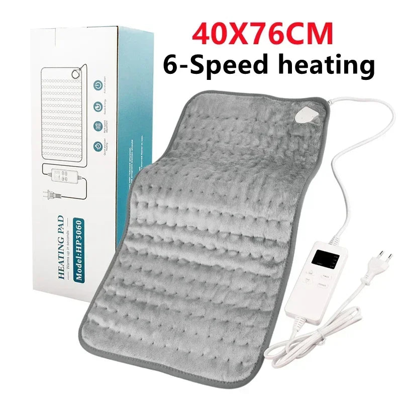 76x40cm/30X60 110V/220V  Extra Large Electric Heating Pad for Period Cramps Lower Back Pain Relief Heat Therapy Winter Warmer