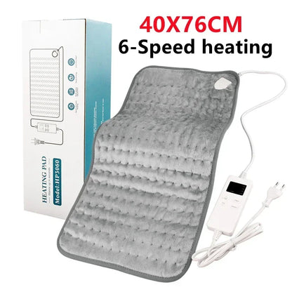 76x40cm/30X60 110V/220V  Extra Large Electric Heating Pad for Period Cramps Lower Back Pain Relief Heat Therapy Winter Warmer