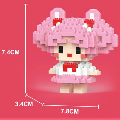 Cartoon Micro Building Blocks Package Toys Diamond Particles Mini 3D Puzzle Figures Mario Model Decoration Game Toys Gifts