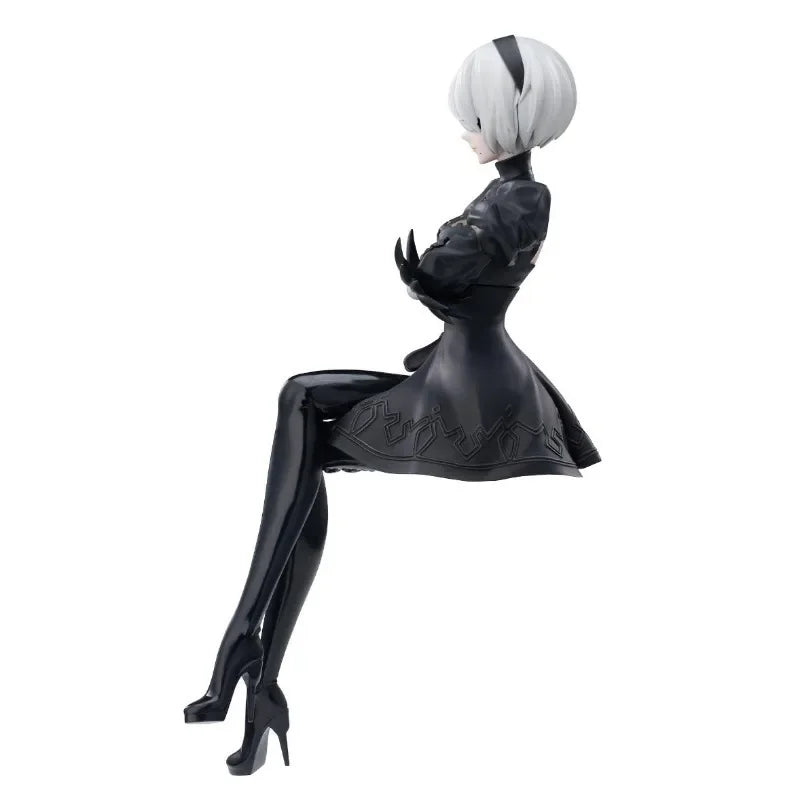Anime NieR:Automata YoRHa No. 2 Type B Action Figure Hunter 2b Noodle Stopper Figurine Car Ornaments PVC Collection Model Toys