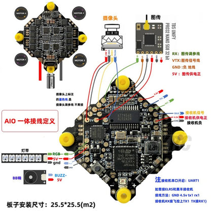 Darwin FPV Racing Drone RTF 3inch AIO F4 Dual Antenna 40CH 3K Carbon Fibre MOS 3X3 PNP T-PRO Set TX12 MKII Airplane Toy