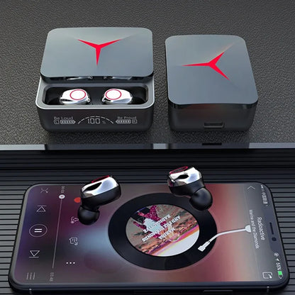 FANGTUOSI New Wireless Headphones Sliding Cover Gaming Headsets Stereo Sports Earbuds Earphones with Led Digital Display