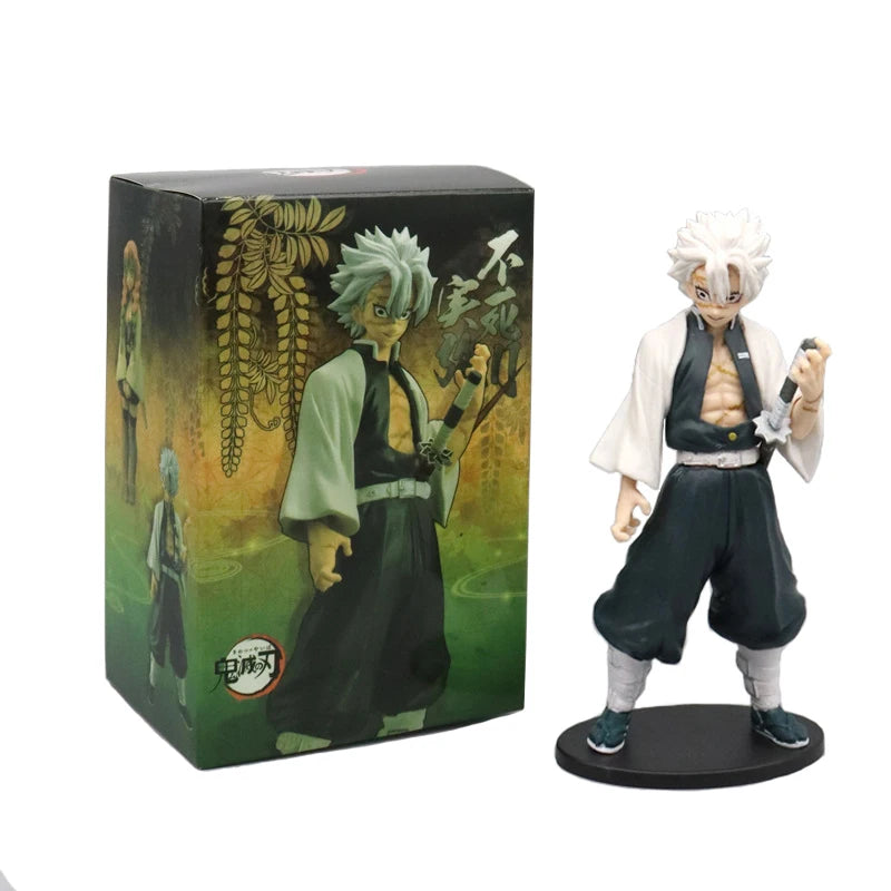Demon Slayer Action Figure Anime Same Style Doll Toy Kamado Tanjiro Nezuko Zenitsu Collection Model PVC Material Birthday Gifts