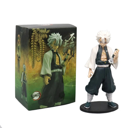 Demon Slayer Action Figure Anime Same Style Doll Toy Kamado Tanjiro Nezuko Zenitsu Collection Model PVC Material Birthday Gifts