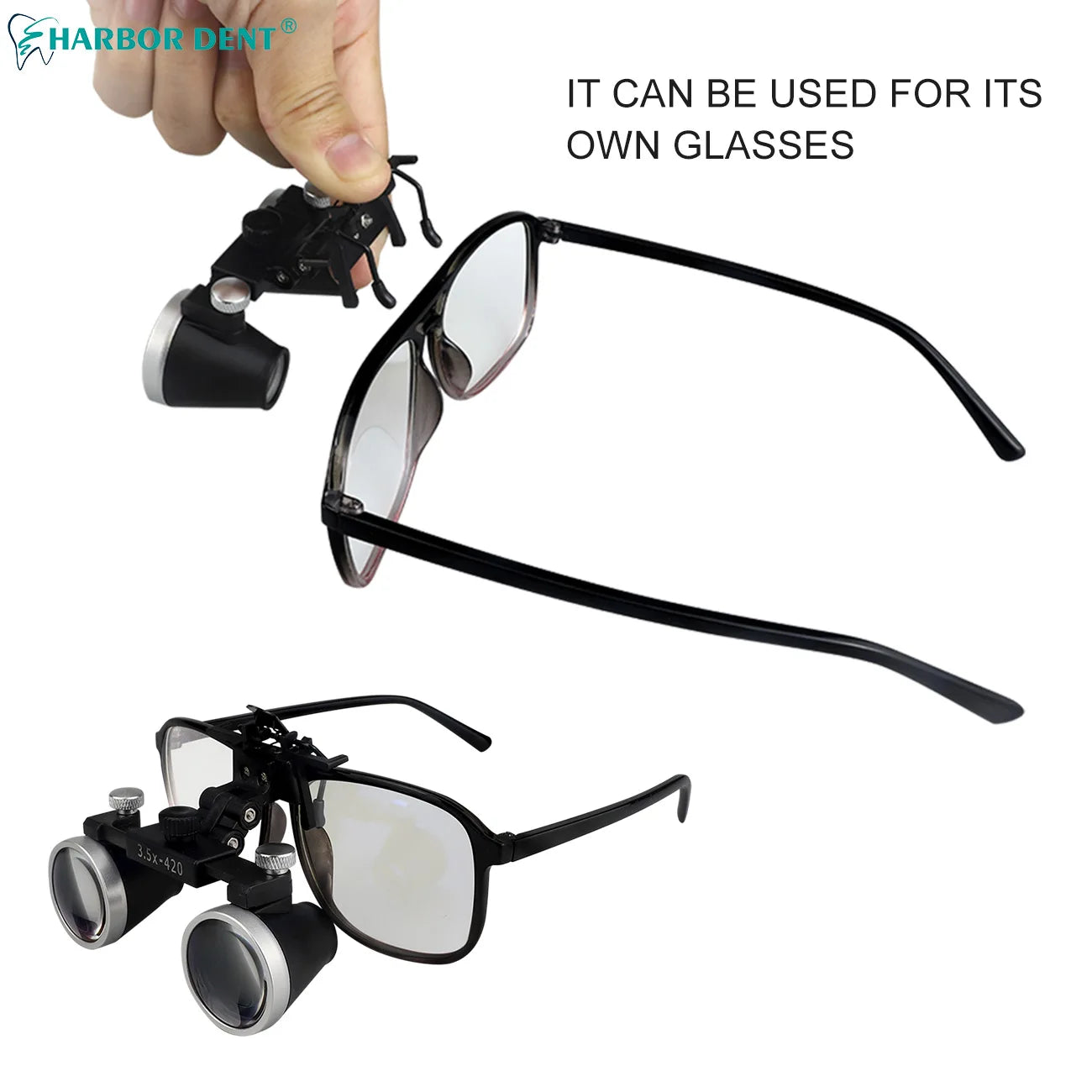 Dental Loupes 3.5x/2.5x Goggles Lab Medical Magnifier Dentists Surgical Optical Lens Magnifying Glass