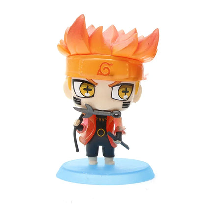 Anime Naruto Figure Toys Set Uzumaki Naruto Uchiha Sasuke Action Anime Model PVC Statue figurine Collectible Toy