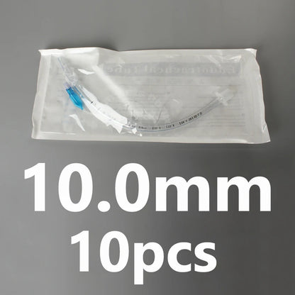 10pcs Endotracheal Tube with Cuff ID 2.0-10mm Sterilized Tracheal Tube for Veterinary Medical Consumables
