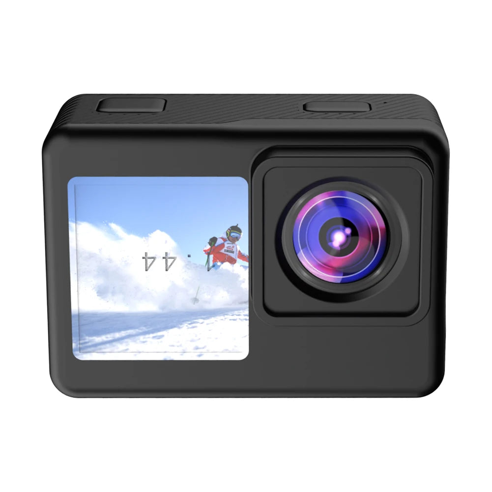 4K UHD Action Camera 1080P 30FPS 2.0 Inch IPS Screen Outdoor Sport Cam Anti-Shake Bicycle Video Recording Camera 30M Waterproof