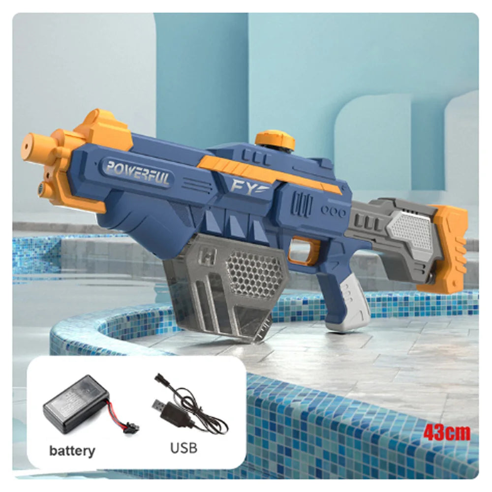 Free Shipping Electric Water Gun Powerful Water Blasters Squirt Guns Large-capacity Water Tank Summer Swimming Pool Outdoor Toy