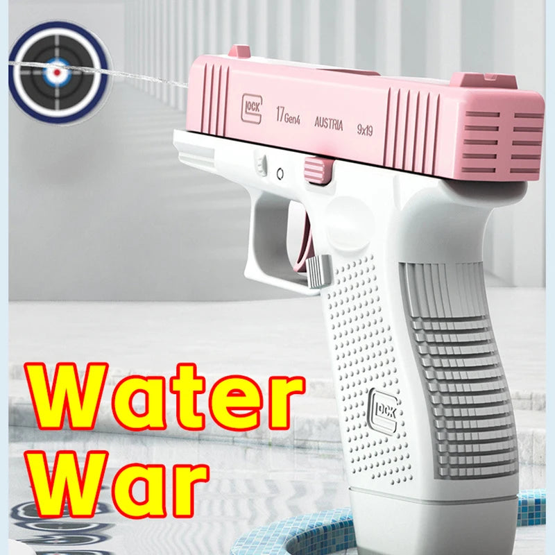 Summer Water Gun Toy New Bursts Pistol High-pressure Strong Charging Water Automatic Water Spray Children Toy Adult