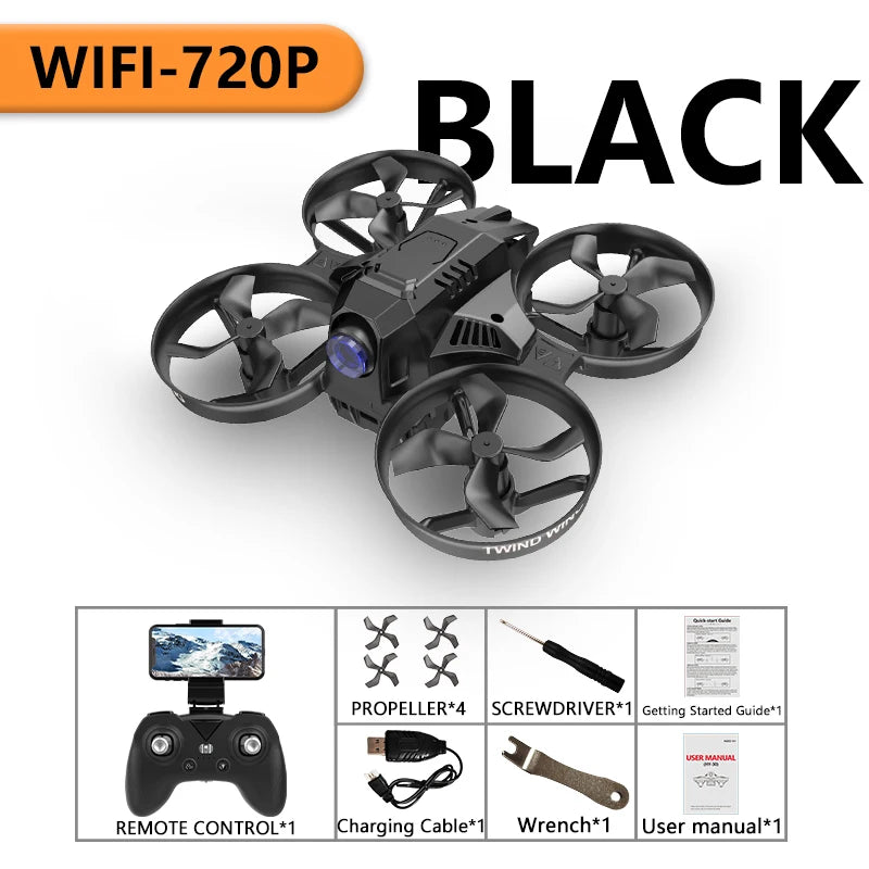 Professional-Grade Aircraft Model Mini Traversing Aircraft Hy-30 Racing Drone Self-Stable High Fpv Quadcopter Remote Control