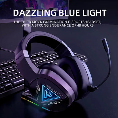 TAIDU THS320 PRO High Quality Wireless Bluetooth Headphones Surround Sound Esports Gaming Earphone  RGB Headsets  Microphones