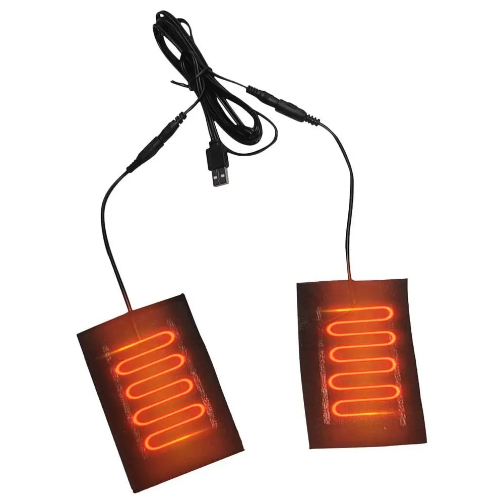 Electric USB Gloves Heater Heated Gloves Carbon Fiber Cloth USB Heated Gloves Pad