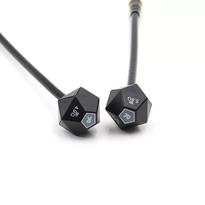 4.9G-5.8G-6G Multi Frequency Diamond Antenna 3dbi Gain SMA/RP-SMA Interface RHCP For RC Model FPV Long-Distance VTX Racing Drone