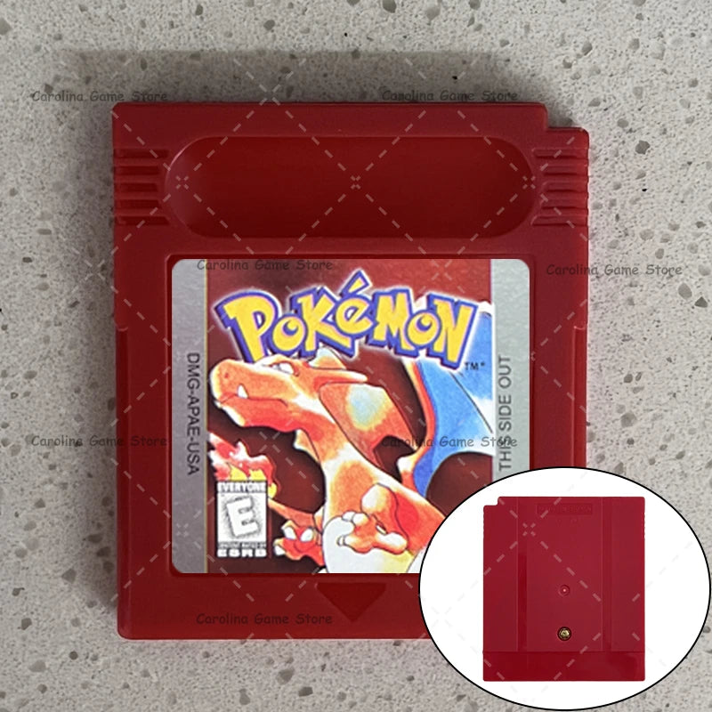 GBC Video Game Cartridge Console Card Pokemon Blue/Crystal/Green/Gold/Red/Silver/Yellow High Quality with Multi-language