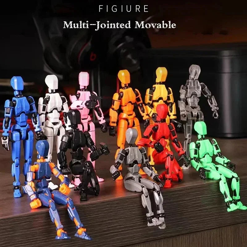 Titan 13 Action Figures T13 Figure 3D Printed Multi-Jointed Movable Lucky 13 Action Figure Nova 13 Action Figure Dummy