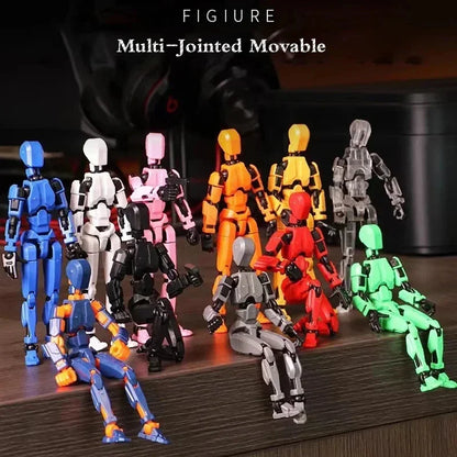 Titan 13 Action Figures T13 Figure 3D Printed Multi-Jointed Movable Lucky 13 Action Figure Nova 13 Action Figure Dummy