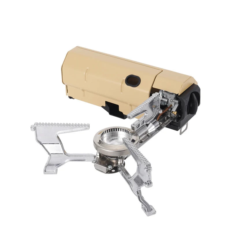 Camping Gas Stove 2670W Portable Folding Cassette Gas Burner Outdoor Picnic Travel Cooking Grill Cooker Heating System