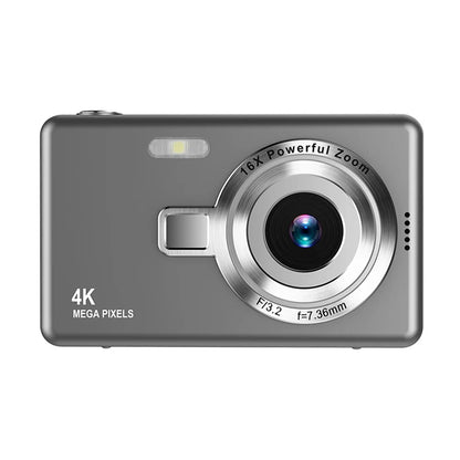 4K Digital Camera For Photo & Video 2.4" IPS Display Screen 16x Optical Zoom 1080P HD Camera For Home