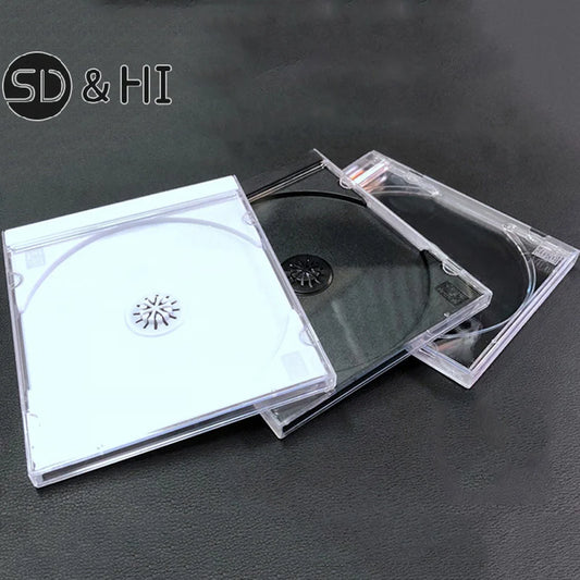 High Quality Transparent Bottom CD Box Empty CD Case PP Plastic CD Case CD Case Capacity 1-2 Discs