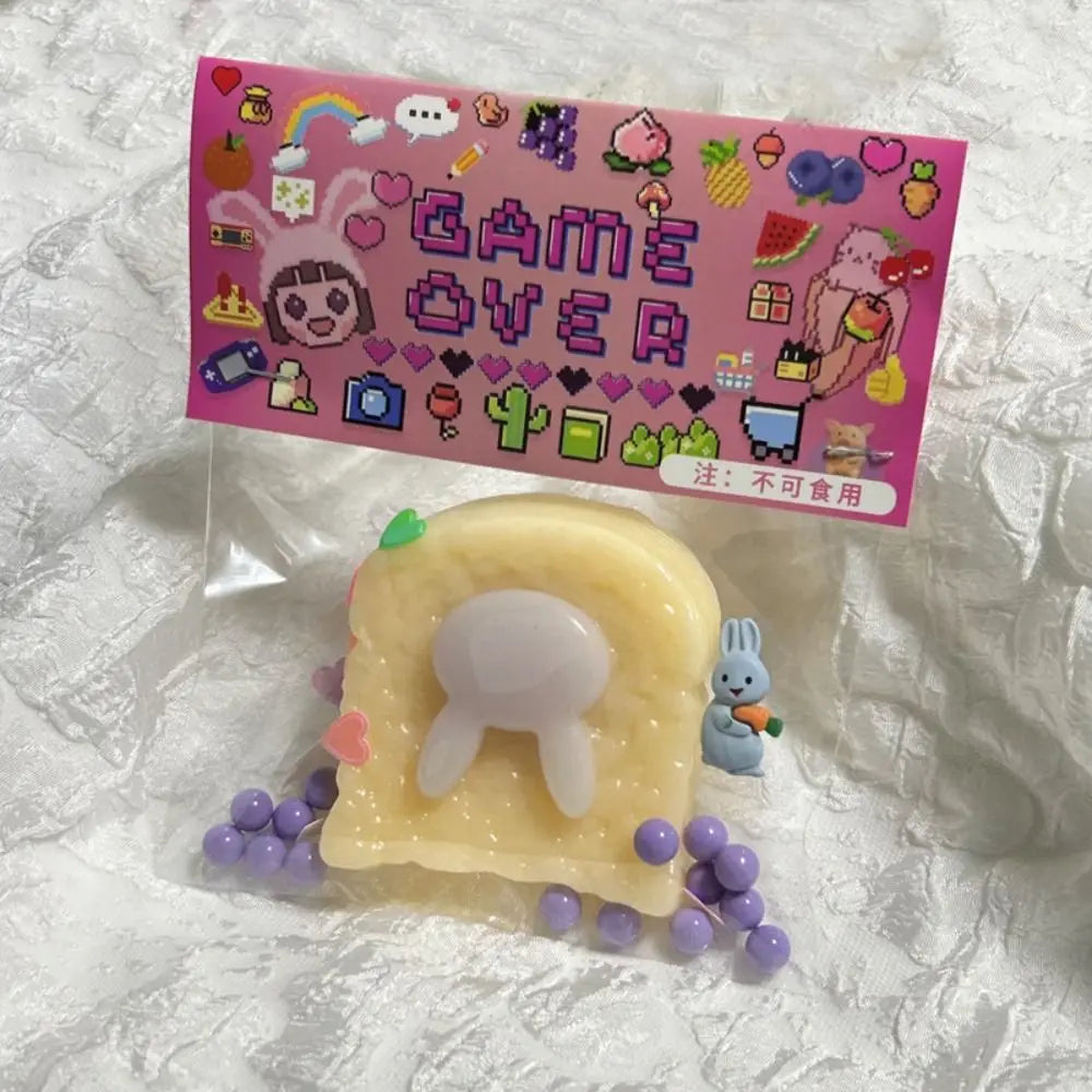 Cute Cat Cartoon Bear Squeeze Toys Sensory Toy TPR Pinch Decompression Toy Fidget Toy Lamb Cartoon Fidget Toy Kid