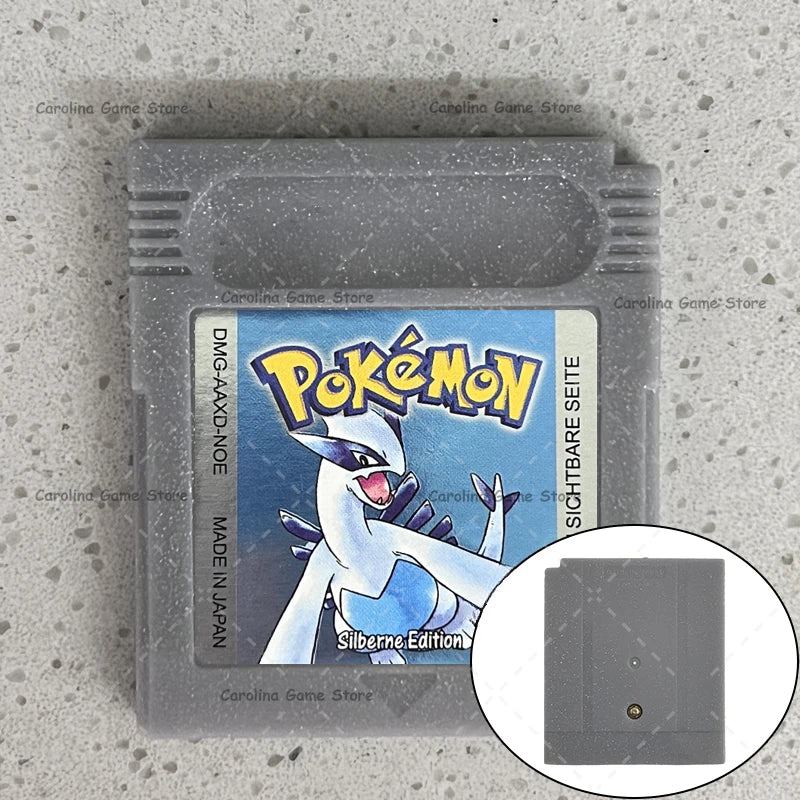 GBC Video Game Cartridge Console Card Pokemon Blue/Crystal/Green/Gold/Red/Silver/Yellow High Quality with Multi-language