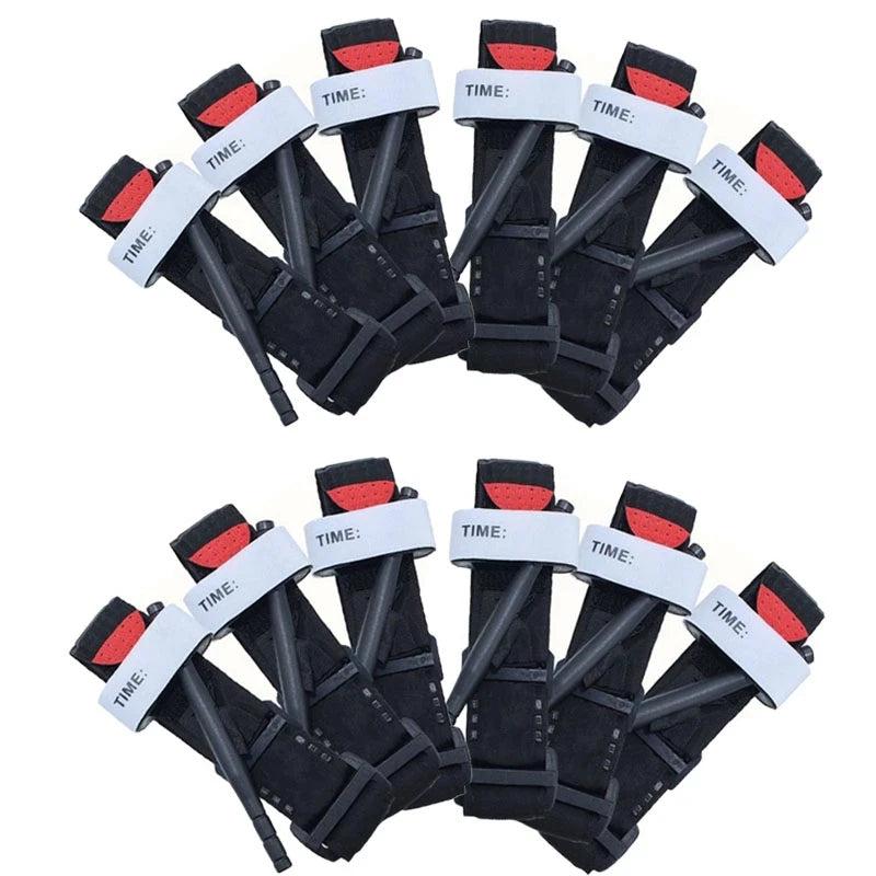 1/12 Pcs Emergency Tourniquet Outdoor Portable First Aid Quick Slow Release Tourniquets CAT Medical Tactical Equipment 65/95CM