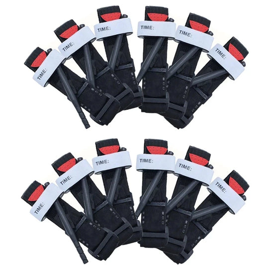 1/12 Pcs Emergency Tourniquet Outdoor Portable First Aid Quick Slow Release Tourniquets CAT Medical Tactical Equipment 65/95CM