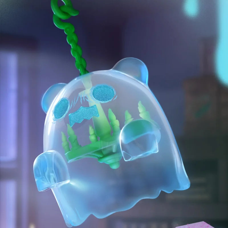 Finding Unicorn ShinWoo Ghost bear house Series  Blind Box Toys Cute Action Anime Figure Kawaii Mystery Box Designer Model  Gift