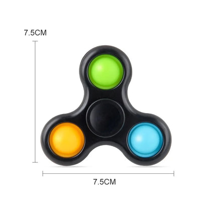 New Fidget Spinner Toys Hand Fingertip Multi-color Spnining Top Stress Relief Decompression Adults Toy Gifts for Boys Girls