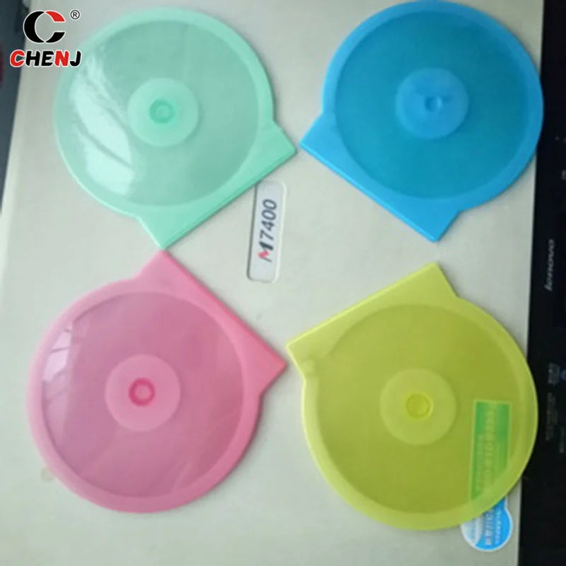 1PC Storage Box 12.5CM Transparent Plastic Round Disc Case CD Case Thickened CD DVD Disc Box