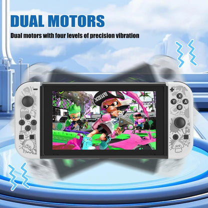 BT 5.2 Joy Controller RGB LED Switch L/R Joypad for Nintendo Switch/Lite/Oled JoyCon Gamepads Joystick with Dual Vibration