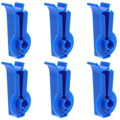 Peritoneal Dialysis Supplies Permeable Pipe Clamp Accessories Bathroom Blue Abs