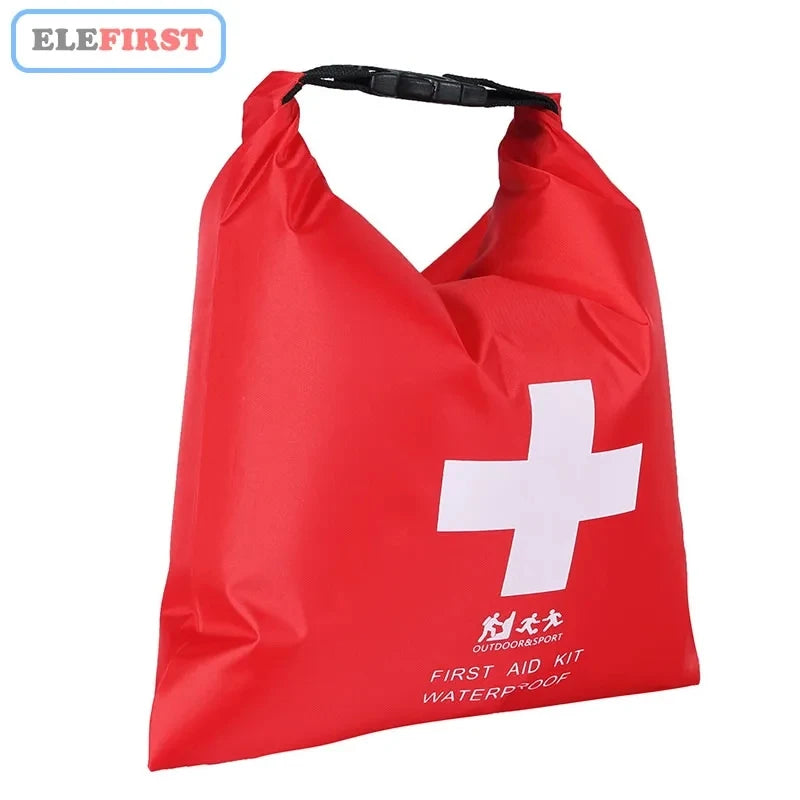 1.2L Portable Red Waterproof First Aid Kit Bag Emergency Kits Case Only For Outdoor Camp Travel Emergency Medical Bag Treatment