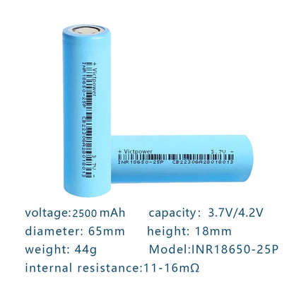 18650 lithium akku 3.7v Rechargeable Batteries li-ion 2000mAh to 3500mAh High discharge Power tool battery cells high current