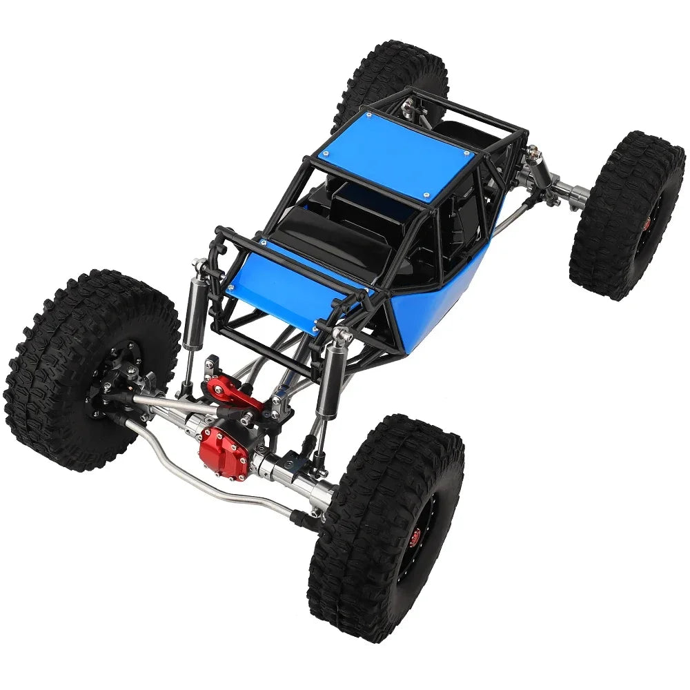 Metal 1/10 RC Simulation Climbing Crawler Frame DIY With SCX10 II 90046 Straight Axles Upgrade Car Kit Parts With Plastic Cage