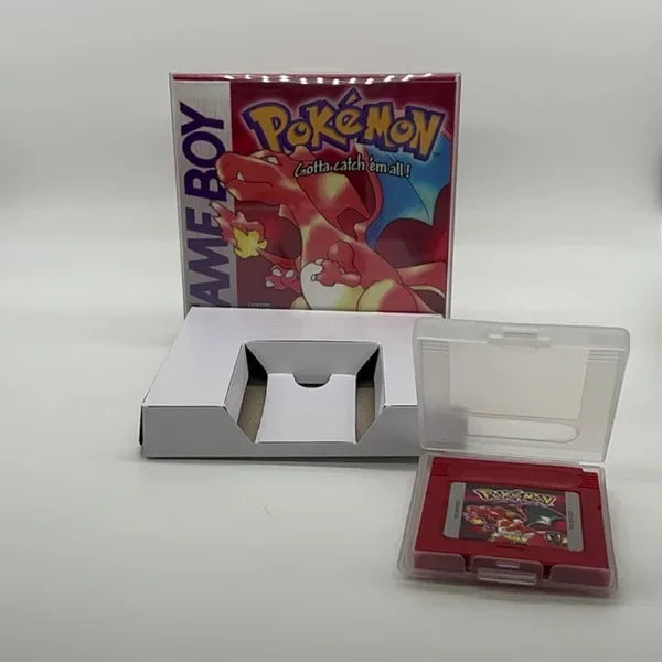 Pokemon Series Blue Crystal Gold Green Red Silver Yellow 7 Versions GBC Game In Box for 16 Bit Video Game Cartridge With Manuals